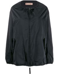 Marni Regenjas Zonder Kraag - Zwart