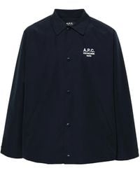 A.P.C. - Regis Shirt Jacket - Lyst
