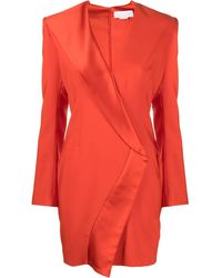 Genny - サテントリム ミニドレス - Lyst