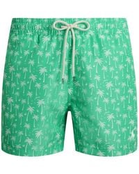Polo Ralph Lauren - Palm Tree Swim Shorts - Lyst