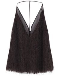 Alysi - Fringed V-Neck Top - Lyst