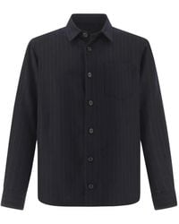 Paul & Shark - Pinstripe Wool Overshirt - Lyst