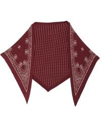 Destin - Écharpe À Pois Et Imprimé Bandana - Lyst