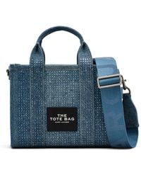 Marc Jacobs - The Small Crystal Denim Tote Bag - Lyst