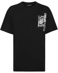 Philipp Plein - Tiger-Print Cotton T-Shirt - Lyst