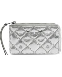 Zadig & Voltaire - Diamond-Pattern Wallet - Lyst