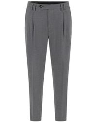 Michael Coal - Pleated-Detail Tailored Trousers - Lyst