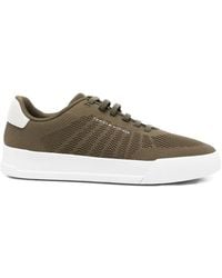 Tommy Hilfiger - Knit Suede-Trim Sneakers - Lyst