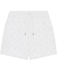 CASABLANCA - Floral Trim Classic Shorts - Lyst