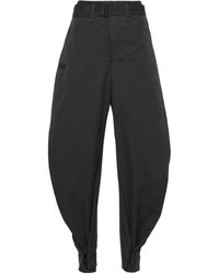 Lemaire - Belted Tapered-leg Trousers - Lyst