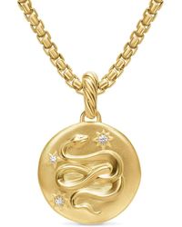 David Yurman - Pendentif Snake En 18Ct Pavé De Diamants (18,8 Mm) - Lyst