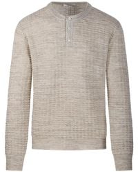 Roberto Collina - Buttoned Knitted Sweater - Lyst