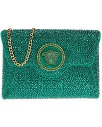 Versace - Stud-Embellished Clutch Bag - Lyst