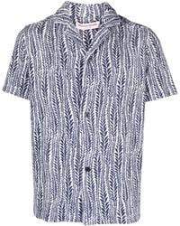 Orlebar Brown - Howell Fern Cotton Shirt - Lyst