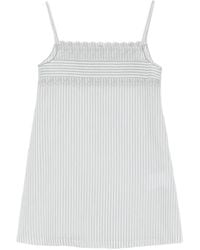Low Classic - Stripe Lace-Trim Dress - Lyst