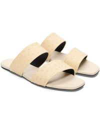 Loulou de Saison - Jako Textured-Effect Straps Sandals - Lyst