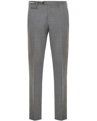Corneliani - Pressed-Crease Wool Trousers - Lyst