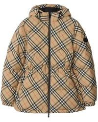 Burberry - Check Zip Jacket - Lyst