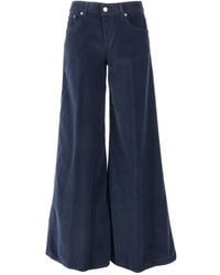 Dondup - Corduroy Wide-Leg Jeans - Lyst