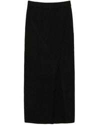 Twinset - Ribbed-Knit Midi Skirt - Lyst