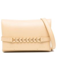 Victoria Beckham - Mini Chain Pouch Leather Cross Body Bag - Lyst