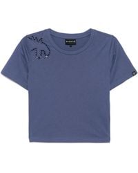SPORT b. by agnès b. - T-Shirt Dino Con Ricamo A Traforo - Lyst