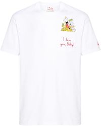 Mc2 Saint Barth - X Disney T-shirt Met Print - Lyst