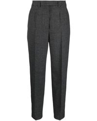 Prada - Virgin Wool Pressed-crease Tailored Trousers - Lyst