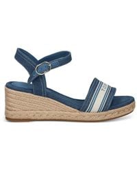 Tommy Hilfiger - Espadrilles Compensées À Bande Logo - Lyst