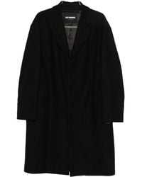 Les Hommes - Abrigo con botones - Lyst