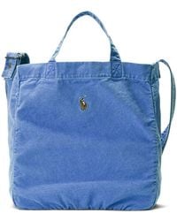 Polo Ralph Lauren - Polo Pony Canvas Tote Bag - Lyst