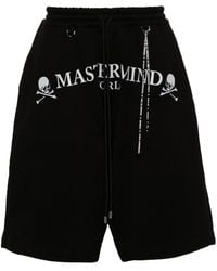 Mastermind Japan - Easy Logo-print Track Shorts - Lyst