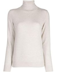 N.Peal Cashmere - Ribbed-knit Roll-neck Jumper - Lyst