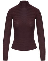 Roberto Collina - Ribbed-Knit Turtleneck Sweater - Lyst