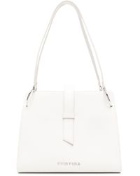 Bimba Y Lola - Logo-lettering Leather Tote Bag - Lyst