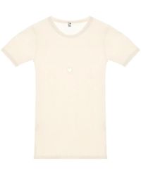 Baserange - Cut-Out T-Shirt - Lyst