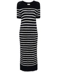 KHAITE - Stripe-Pattern Knitted Tube Dress - Lyst