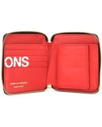 Comme des Garçons - "Huge Logo 125X105 Mm" Wallet - Lyst