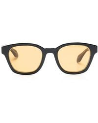 Giorgio Armani - Sonnenbrille Mit Eckigem Gestell - Lyst