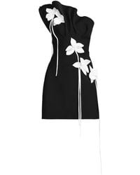Acler - Lugini Flower-Appliqué Mini Dress - Lyst