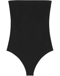 Courreges - Strapless Body Met Knoopsluiting - Lyst