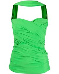 Balenciaga - Ruched Wrap Top - Lyst