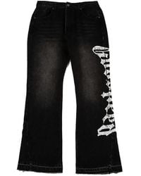 Godspeed - Og-Logo Flared Jeans - Lyst