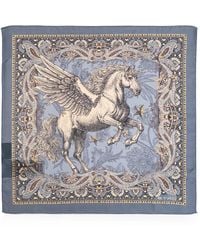Etro - Pegasus Paisley-Print Pocket Square - Lyst