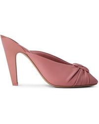 Chloé - Knotted Pointed-Toe Mules - Lyst