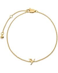 Monica Vinader - Initial Y Chain Bracelet - Lyst