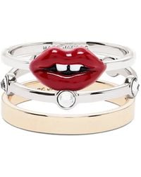 Marc Jacobs - Lips Ring (3Er-Set) - Lyst