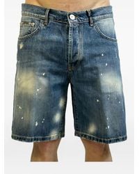 Yes London - Distressed Denim Shorts - Lyst