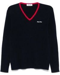 Miu Miu - Pullover Aus Kaschmir - Lyst