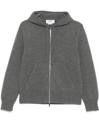 Thom Browne - Intarsia Zip-Up Hoodie - Lyst